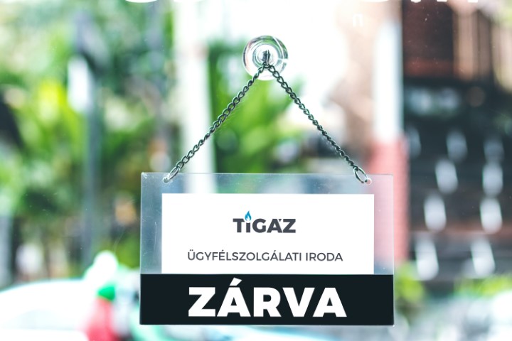 Ügyfélszolgálati irodánk ZÁRVA tart